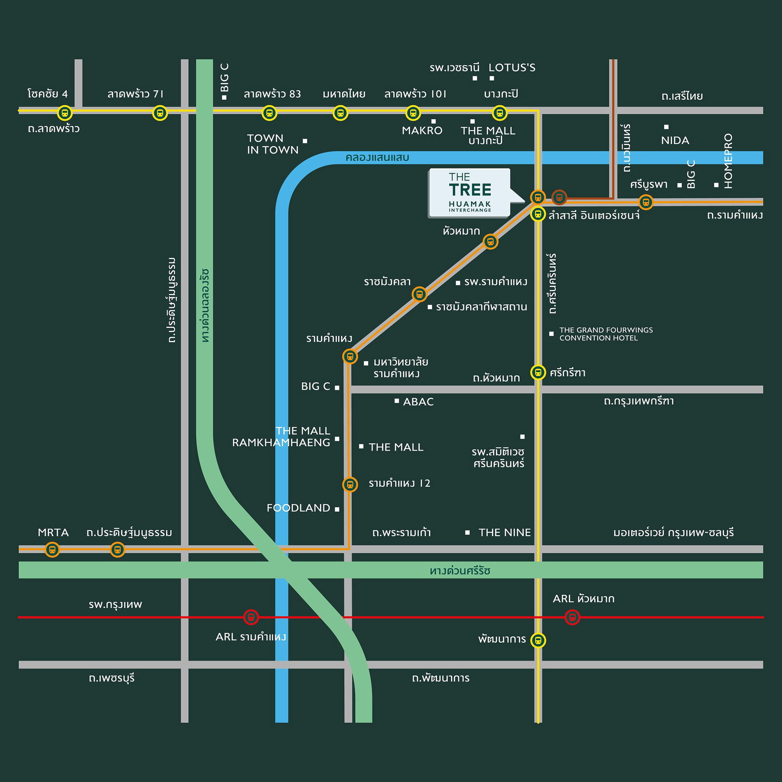 MAP The Tree Hua Mak Interchange (เดอะ ทรี หัวหมาก อินเตอร์เชนจ์).jpeg