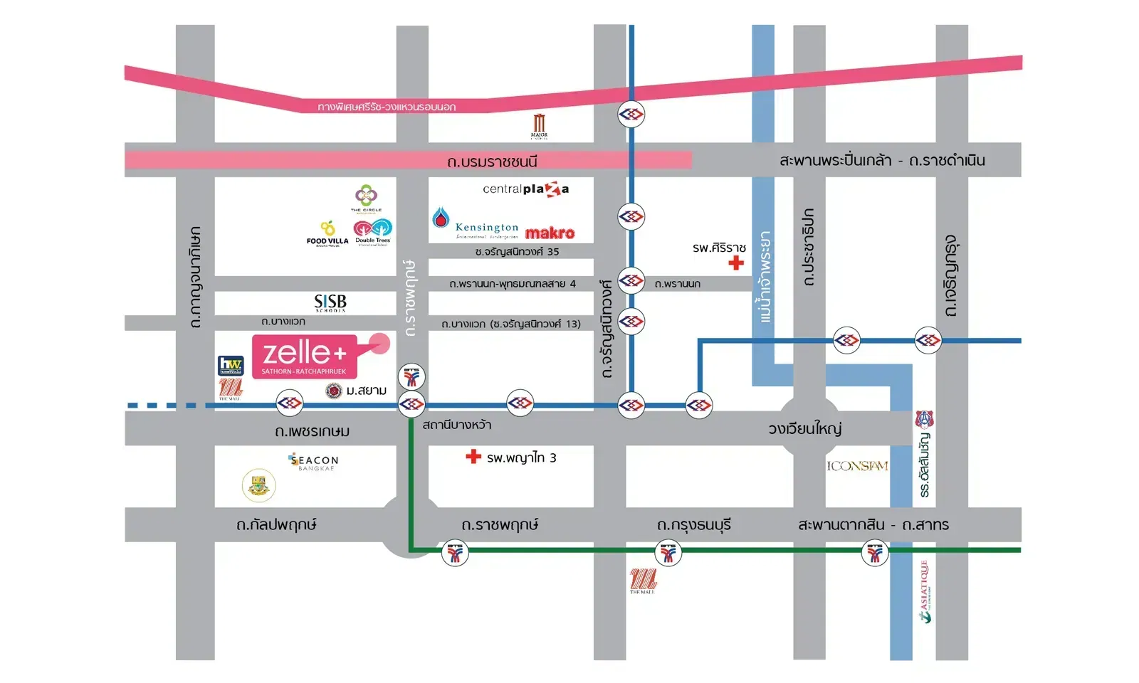 MAP Zelle Plus Sathorn - Ratchaphruek (เซล พลัส สาทร - ราชพฤกษ์.webp
