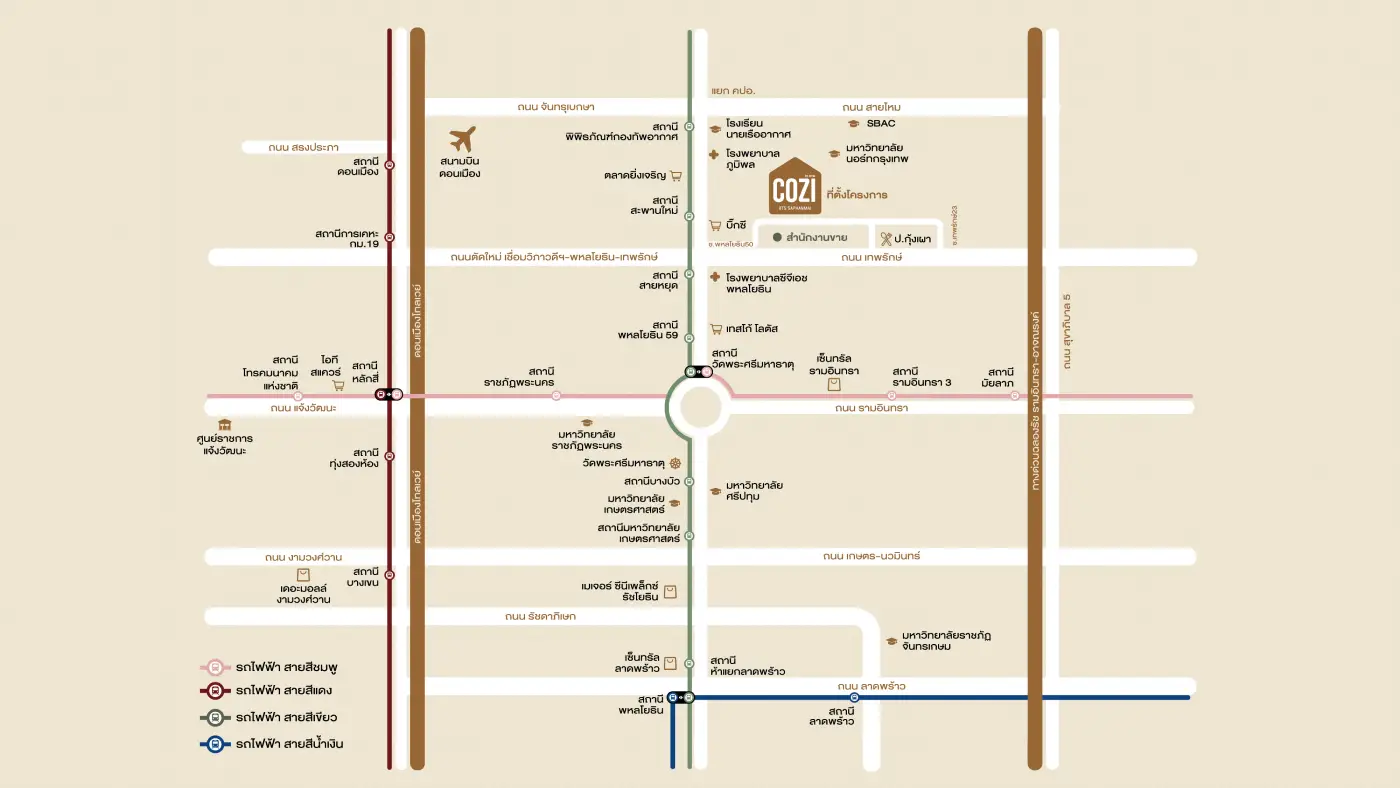 Map COZI BTS Saphanmai (โคซี่ บีทีเอส สะพานใหม่).JPG