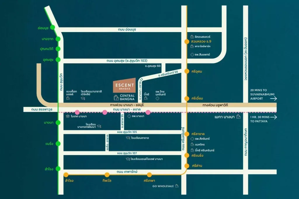 Map Escent Bangna (เอสเซ็นท์ บางนา).JPG
