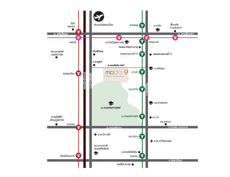 Map MODIZ VAULT Kaset - Sripatum (โมดิซ วอลท์ เกษตร - ศรีปทุม).png
