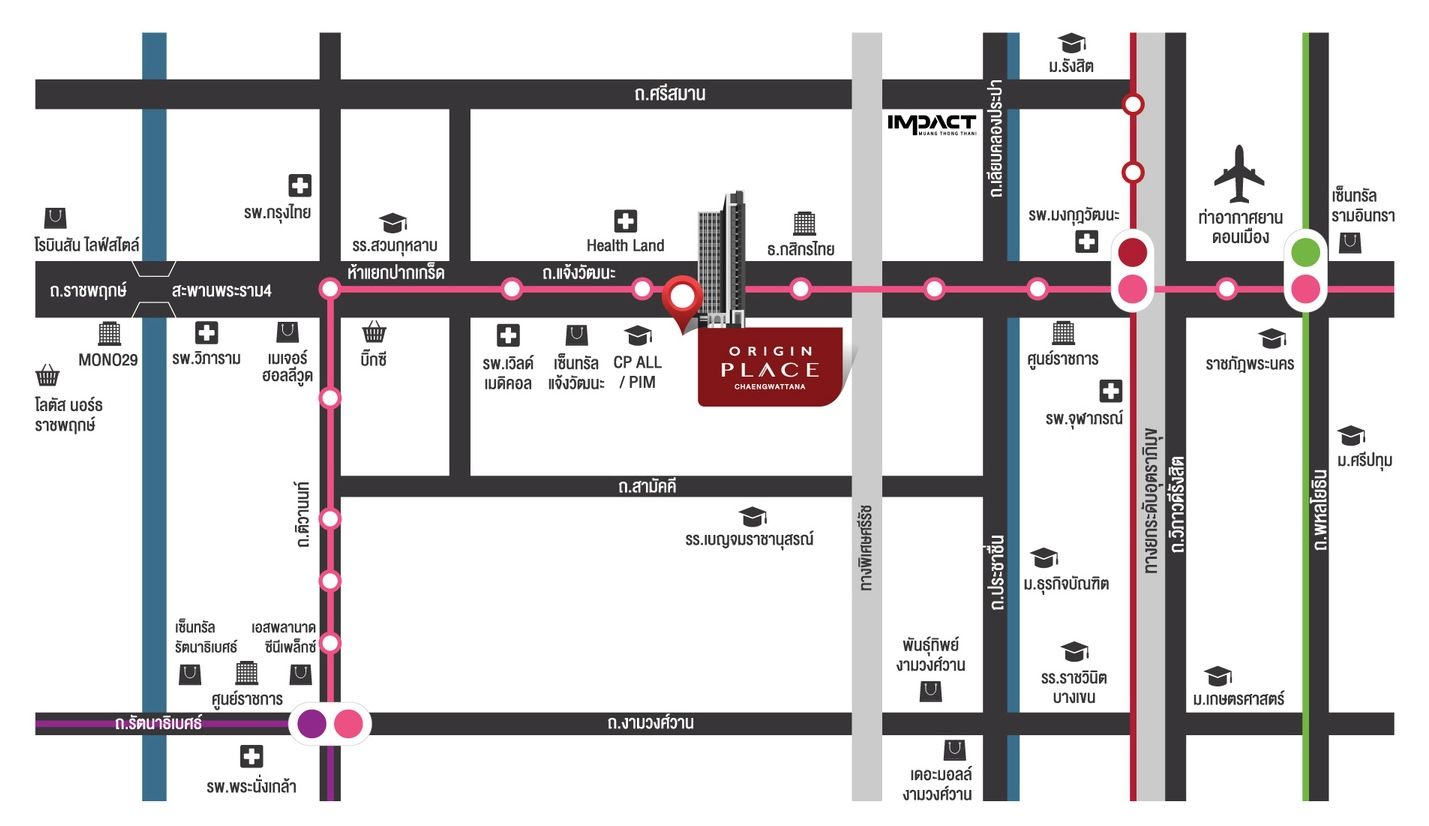 Map Origin Place Chaengwattana (ออริจิ้น เพลส แจ้งวัฒนะ).jpg