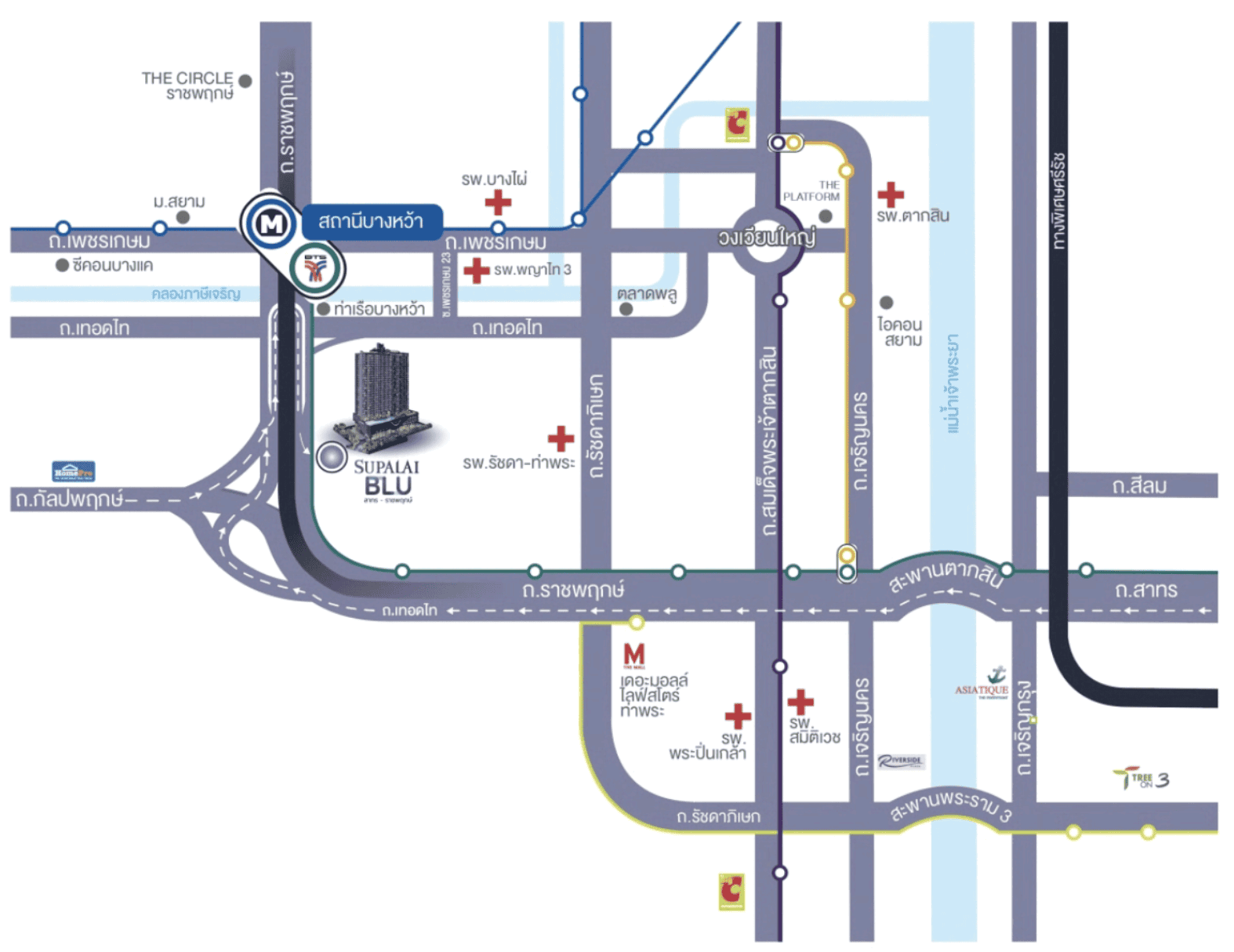 Map Supalai Blu Sathorn-Ratchaphruek (ศุภาลัย บลู สาทร-ราชพฤกษ์).jpg