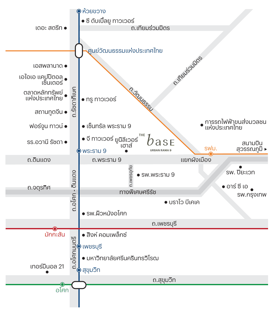 Map THE BASE Urban Rama 9 (เดอะ เบส เออร์เบิน พระราม 9).png
