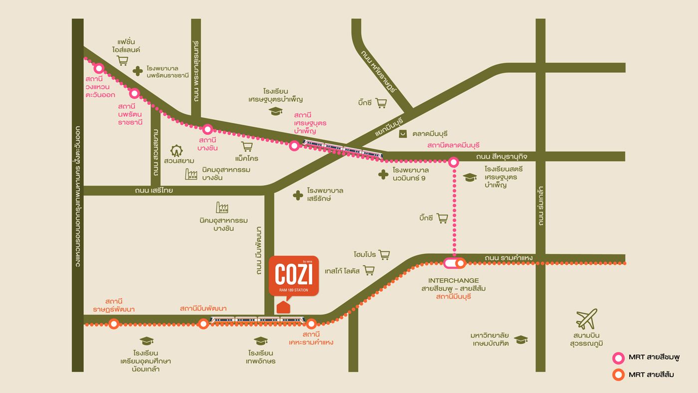 Map คอนโด COZI Ram 189 Station (โคซี่ รามฯ 189 สเตชั่น) .jpg