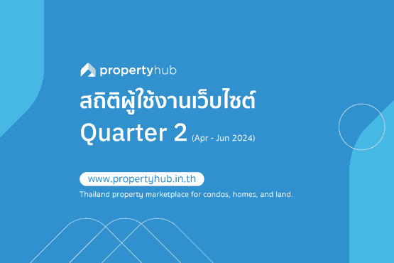 สถิติผู้ใช้งานเว็บไซต์ Q2 2024 | www.propertyhub.in.th สถิติผู้ใช้งานเว็บไซต์ Q2 2024 | www.propertyhub.in.th