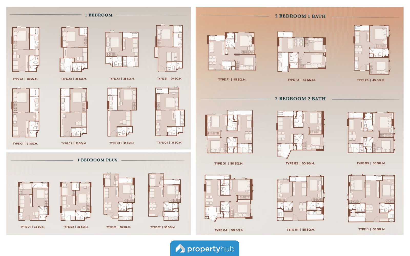 รูปแบบห้องของโครงการคอนโด Life Ratchada - Rama 9 (ไลฟ์ รัชดา - พระราม 9) 2.jpg