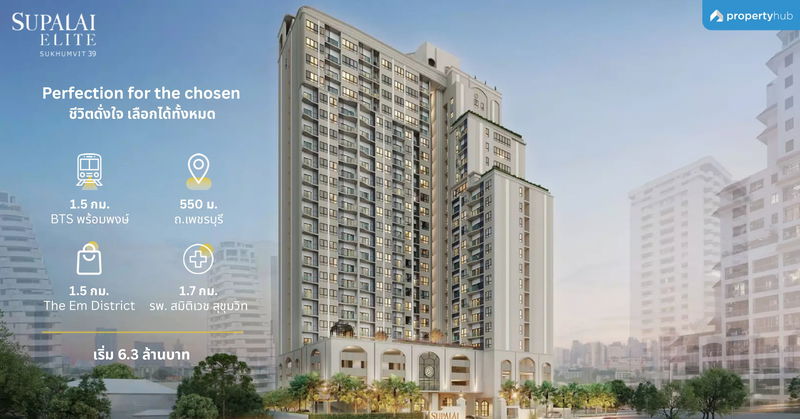 รีวิวคอนโด Supalai Elite Sukhumvit 39 (ศุภาลัย เอลีท สุขุมวิท 39)
