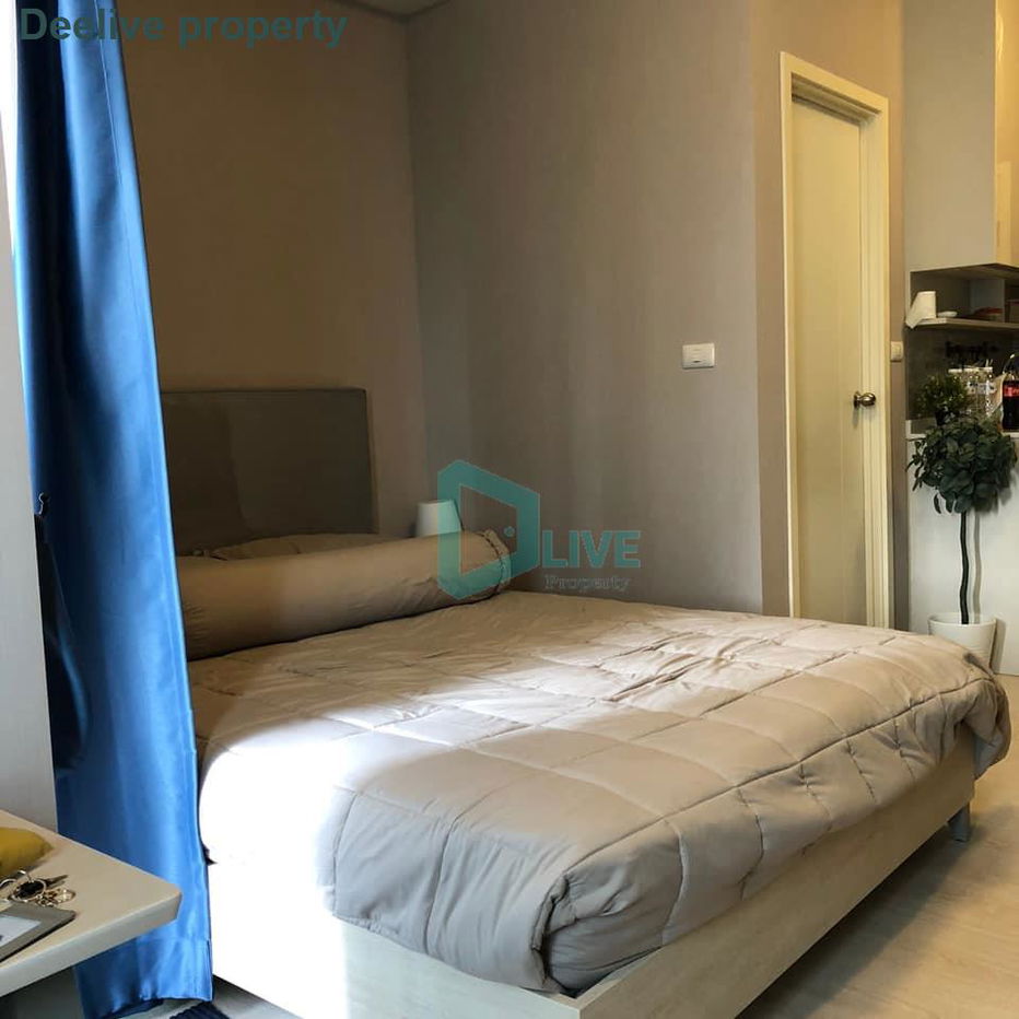 picture DL013385 Condo for rent, Chapter One Eco Ratchada - Huai Khwang  near MRT ห้วยขวาง, ready to move in, call urgently 0638692663 LineID @655ebbvc - 1/8
