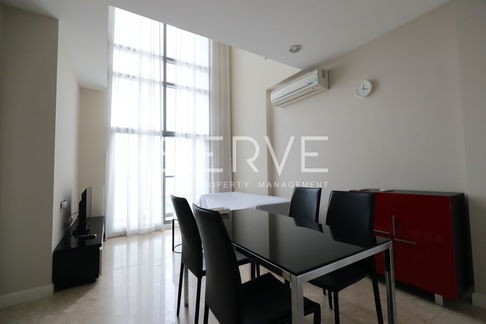 Duplex 2 Beds 2 Baths with Bathtub Nice View Good Location Close to BTS Thong Lo / Condo For Rent-The Crest Sukhumvit 34