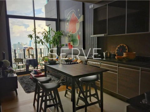 Duplex 2 Beds 2 Baths with Bathtub High Fl. 20+ Good Location BTS Thong Lo 100 m. / Condo For Sale-Keyne By Sansiri