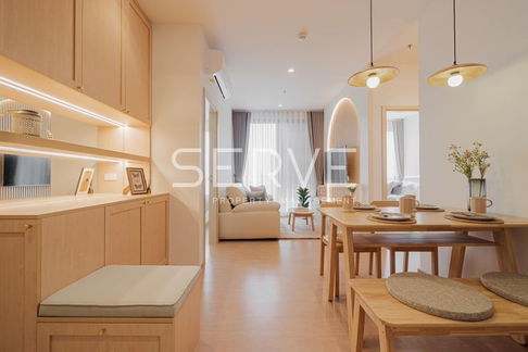 Japanese Muji Style 2 Bed Unit with Bathtub Unit in Ekkamai for Rent-MARU Ekkamai 2