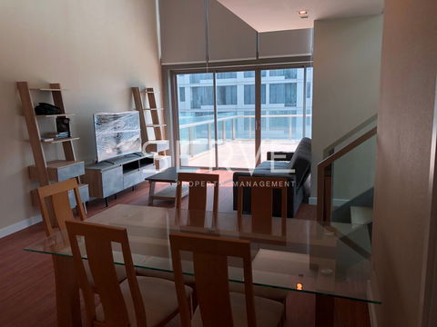 Duplex 2 Beds 3 Baths High Fl. Good Location Close to MRT Phetchaburi 520 m. & MRT Sukhumvit 700 m-The Room Sukhumvit 21