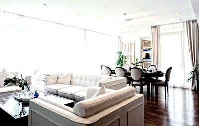 Condos for rent : Luxury Style 3 Beds with Bathtub Good Location Close to BTS Phloen Chit 200 m. / For Rent-Athenee Residence