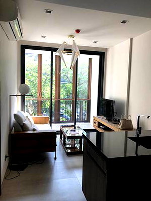 คอนโดให้เช่า : ให้เช่า  โมริ เฮาส์ สุขุมวิท 77  1 ห้องนอน 34 ตรม. 22,000 บาท  ชั้น 2 
