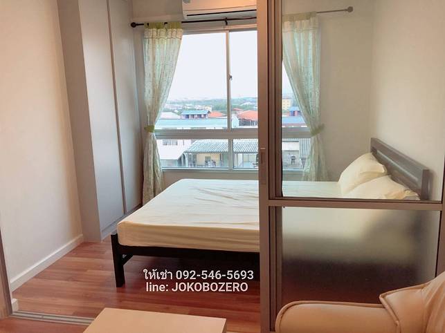 รูป #ให้เช่า V Condo ลาดกระบัง ชั้น 8 วิวท้องฟ้า พานอรามา เฟส A ขนาด 23 ตารางเมตร - รูปที่ 2/9