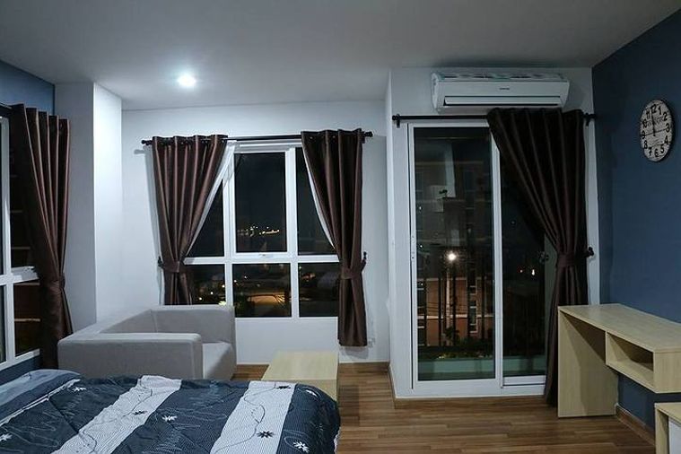 ด่วนให้เช่าคอนโดไมอามี่ บางปูห้องสวยพร้อมอยู่ เฟอร์และเครื่องใช้ไฟฟ้าครบ