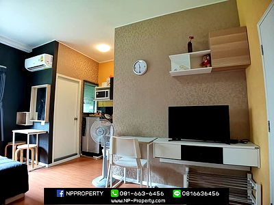 Condos for rent : For Rent Lumpini Condo Town Chonburi-Sukhumvit - 1 bed 21 sq.m.  1st floor