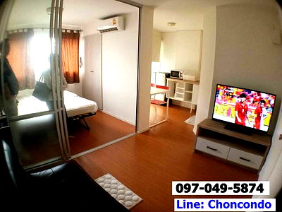 คอนโดให้เช่า :  ให้ เช่า Lumpini Condo ตึกE2 ชั้น5 เมืองชลบุรี ------Tel/Line 097-049-5874 (FB:@Amata4rent)