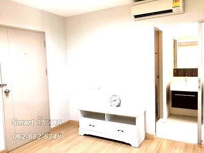 คอนโดให้เช่า : ห้องมุม แอร์ 2 ตัว Smart condo วัชรพล แต่งสวย