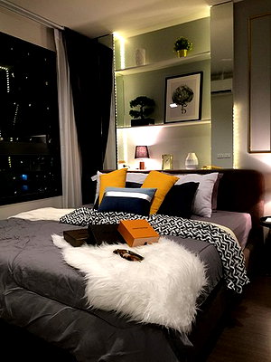 คอนโดให้เช่า : ให้เช่า New Condo Ideo Sukhumvit 93 Bts.บางจาก ห้องสวยว่างพร้อมเข้าอยู่