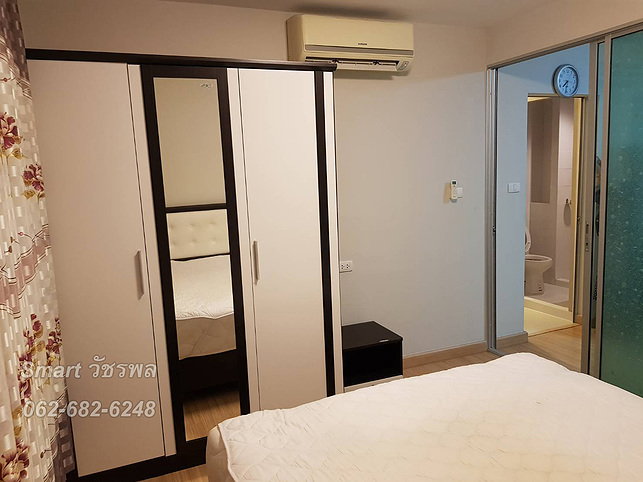 รูป แอร์2ตัว ห้องสวย สมาร์ท วัชรพล Smart Condo Watcharapol - รูปที่ 1/7