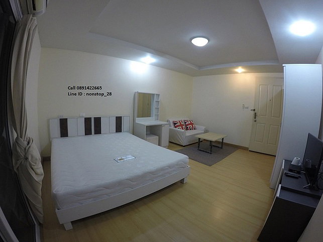 รูป ให้เช่า แฮปปี้ คอนโด รัชดา ซอย 18 ห้องสตูดิโอ แต่งครบ พร้อมอยู่ - รูปที่ 4/5