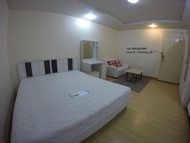 รูป ให้เช่า แฮปปี้ คอนโด รัชดา ซอย 18 ห้องสตูดิโอ แต่งครบ พร้อมอยู่ - รูปที่ 2/5