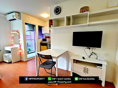 Condos for rent : For Rent Lumpini Condo Town Chonburi-Sukhumvit - 1 bed 21 sq.m.  4th floor