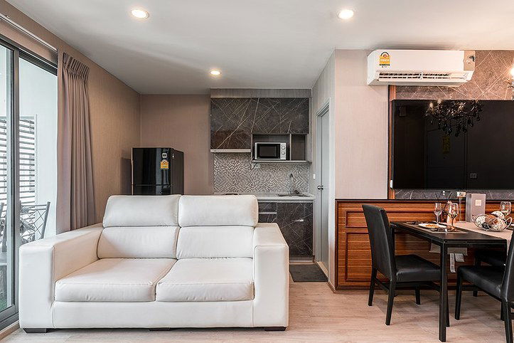 รูป *** (2 แบบห้องนอน) ให้เช่าคอนโด : ไอดีโอ วุฒากาส (Ideo Wuttakat) *** - รูปที่ 1/7