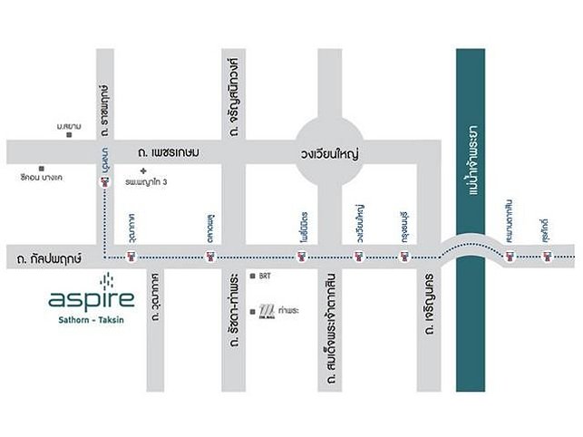 picture Aspire Sathorn-Taksin Condo for rent - 9/9