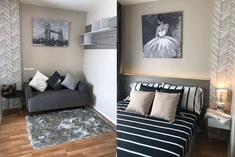 รูปภาพ ให้เช่า คอนโด ลุมพินี วิลล์ อ่อนนุช-ลาดกระบัง2 พร้อมอยู่ ใกล้ สุวรรณภูมิ ห้องใหม่ ( Line : @condo999 )