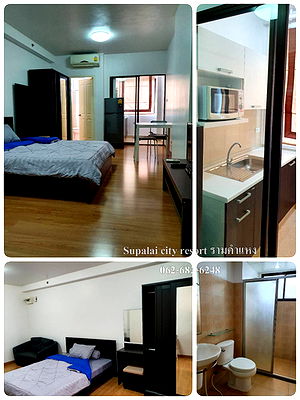 Condos for rent Petcharavej Hospital : Supalai city Resort Ramkhamhaeng for rent
