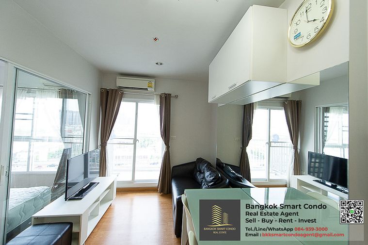 ให้เช่า Parkland วงศ์สว่าง 1 ห้องนอน ฝั่ง Big C ชั้น 11 เฟอร์ครบ