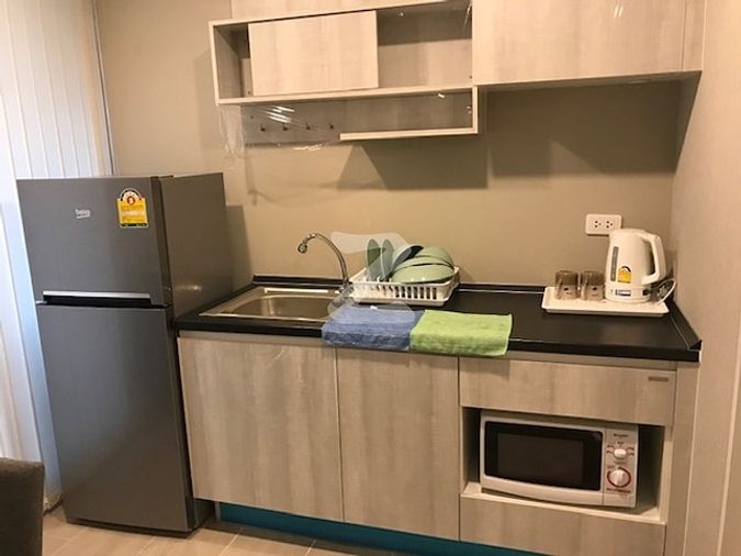 1-bed condo for rent, 27 sqm, The Cube Station Ramintra 109