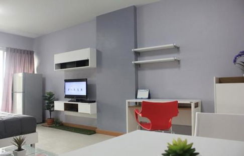 เจ้าของปล่อยเช่าเอง คอนโดศุภาลัยซิตี้รีสอร์ท รัชดาห้วยขวาง เฟอร์ครบ มีWifi ใกล้MRT