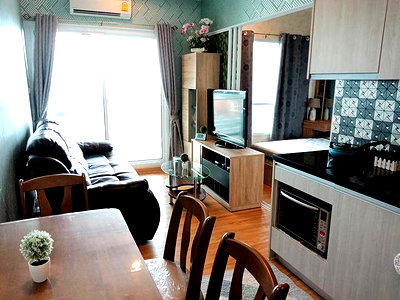 Condos for rent : For rent, The Zea Sriracha, size 34.60 sq. M. 12th floor, promotion price