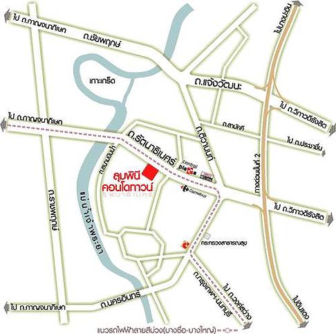 picture For rent Lumpini condotown rattanathibett B1 Fl. 5 fully furnish, ready for move in - 12/12