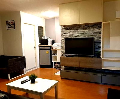 Condos for rent King Mongkut Institute of Technology Ladkrabang : For Rent Lumpini Condo Town Romklao-Suvarnabhumi - 43 sq.m.  5th floor