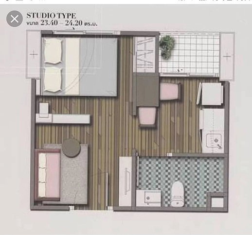 รูป ให้เช่าคอนโด The Trust Condo Ngamwongwan (เดอะ ทรัสต์ คอนโด งามวงศ์วาน) เฟอร์ครบ+พร้อมอยู่ - รูปที่ 7/7