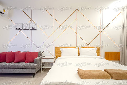 ให้เช่าคอนโด Knightsbridge Interchange พหลโยธิน ชั้น12A ห้อง STUDIO 25ตรม.  เฟอร์นิเจอร์ครบ
