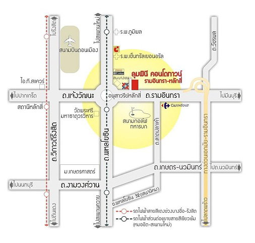 picture For Rent Lumpini Condo Town Ramintra-Laksi - 1 bed 25.55 sq.m. 8th floor - 11/11