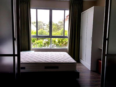 คอนโดให้เช่า : For rent - D Condo สุขุมวิท 109 คอนโดใกล้ BTS แบริ่ง ห้องครัวแยกส่วน มีเครื่องซักผ้า