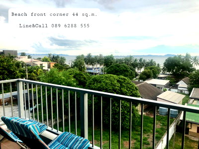 Condos for rent Nong Mon Market : Beach front Exclusive view condo bangsaen with swimming pool on roof top