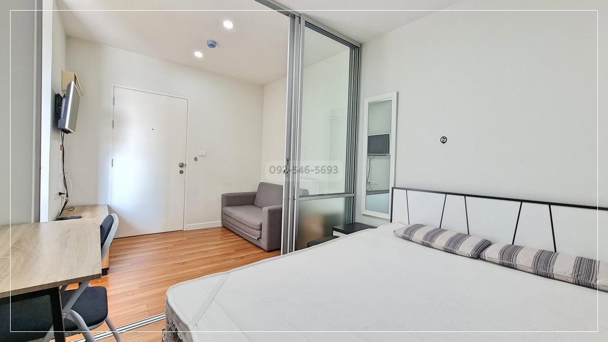 รูป #R041_008 ให้เช่า V condo ลาดกระบัง เฟอร์ เครื่องใช้ไฟฟ้าครบ คุ้ม พร้อมอยู่ วิวโปร่ง เห็นสนามบิน - รูปที่ 2/6