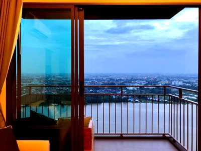 คอนโดให้เช่า : ให้เช่าคอนโด U Delight Residence Riverfront พระราม3 2ห้องนอน **ห้องใหม่**วิวแม่น้ำสวยมากกกก!! Line ID: @ppagent