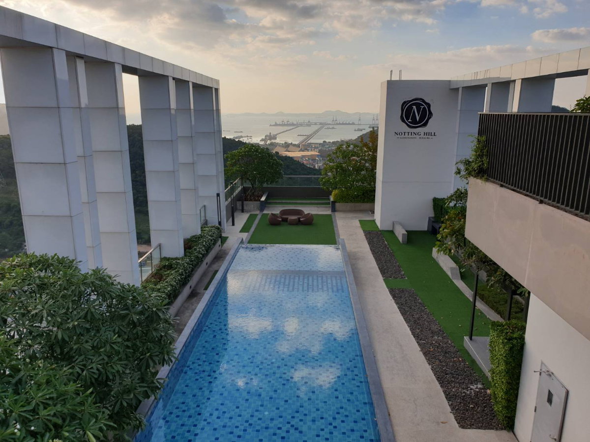 รูป (Owner post)ให้เช่าคอนโด น็อตติ้ง ฮิลล์ แหลมฉบัง-ศรีราชา ห้อง1bed plus (ปรับเป็น 2ห้องนอนได้เลย)  ชั้น33.เฟอร์นิเจอร์ครบ วิวสวย พร้อมเข้าอยู่ - รูปที่ 29/57