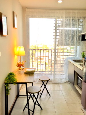 คอนโดให้เช่า : ** ให้เช่า เดอะ เบส สุขุมวิท 77 ใกล้ บีทีเอส อ่อนนุช เพียง 700 เมตร ตกแต่งใหม่ เครื่องใช้ไฟฟ้าครบ หิ้วกระเป๋าเข้าอยู่ได้เรย!! 