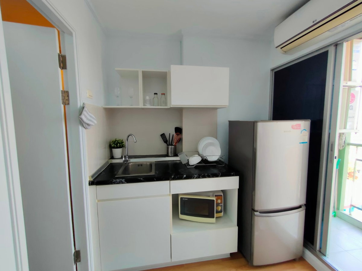 รูป รหัส YR286 ให้เช่า ห้องสตู รีโนเวตใหม่ อยู่สบาย แดดเช้า ใกล้มจพ คอนโด Lumpini Ville Pibuksongkram - Riverview สตูดิโอ - รูปที่ 12/18