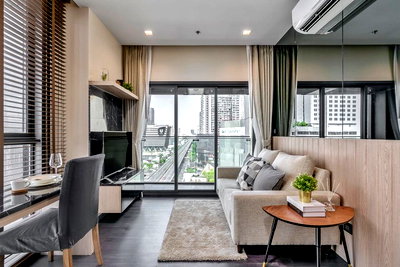 คอนโดให้เช่า : M1180 คอนโดให้เช่า Line อโศก-รัชดา ห้องสวย เฟอร์ครบ มีเครื่องซักผ้า ราคาพิเศษ